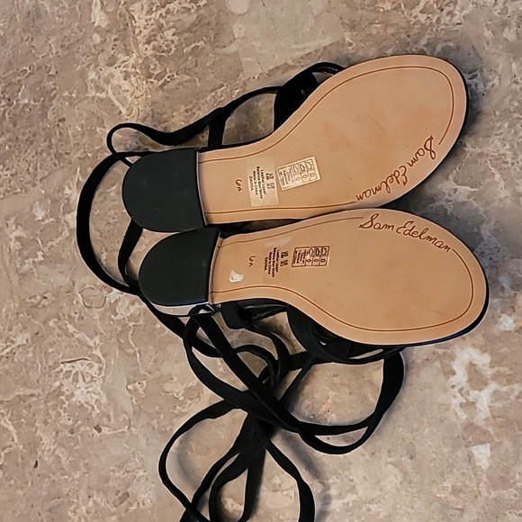Sam Edelman leather lace up sandals - Picture 2 of 4